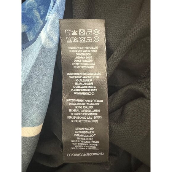 City Chic Striped Floral Chiffon Sleeveless Maxi Dress Size 22 3X Summer Plus Sz - Picture 6 of 6